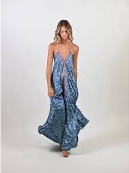 Dresses & Skirts - Blue Bohemian Maxi Dress